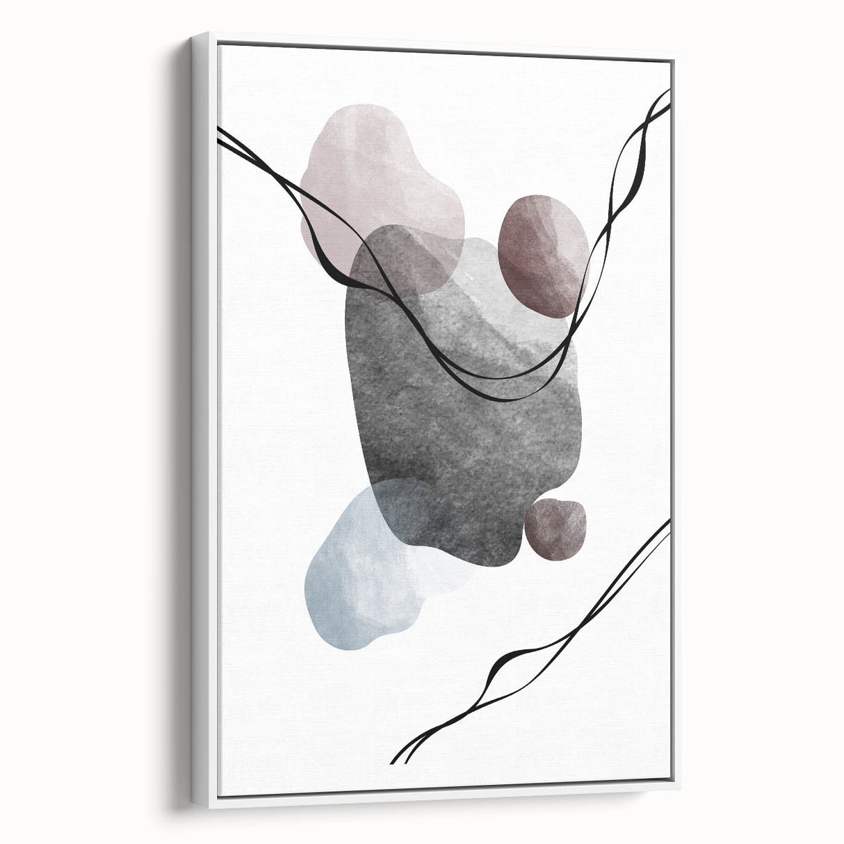 Buy Abstract Textured Wall Art Online - Fluid Earthy Modern Forms