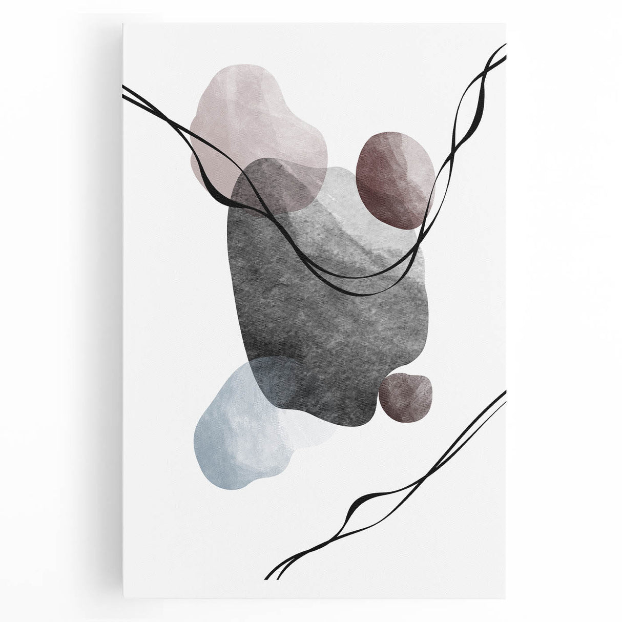 Buy Abstract Textured Wall Art Online - Fluid Earthy Modern Forms