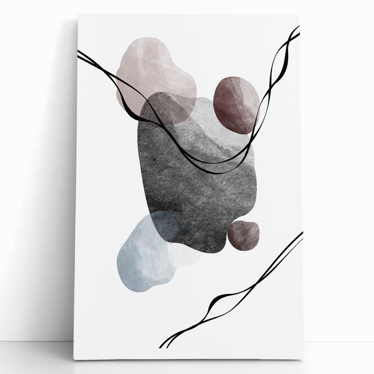 Buy Abstract Textured Wall Art Online - Fluid Earthy Modern Forms