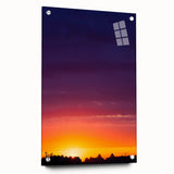 Cityscape Photography Prints – Vibrant Urban Skyline Sunset Art