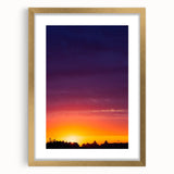 Cityscape Photography Prints – Vibrant Urban Skyline Sunset Art
