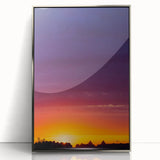 Cityscape Photography Prints – Vibrant Urban Skyline Sunset Art