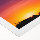 Cityscape Photography Prints – Vibrant Urban Skyline Sunset Art