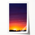 Cityscape Photography Prints – Vibrant Urban Skyline Sunset Art