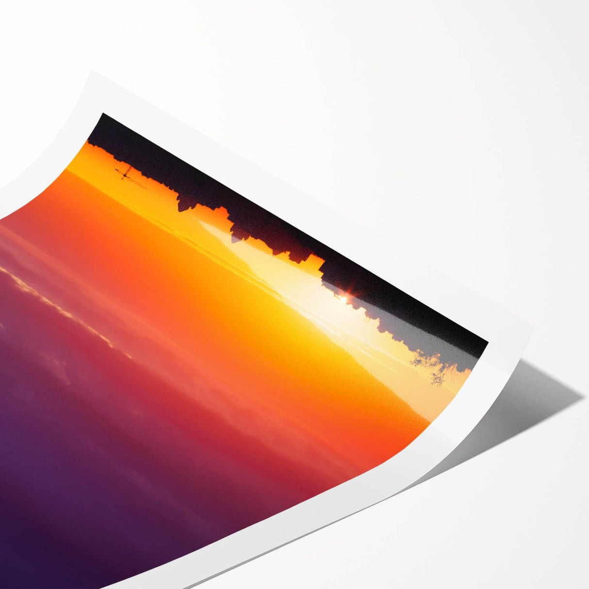 Cityscape Photography Prints – Vibrant Urban Skyline Sunset Art