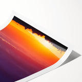 Cityscape Photography Prints – Vibrant Urban Skyline Sunset Art