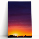 Cityscape Photography Prints – Vibrant Urban Skyline Sunset Art