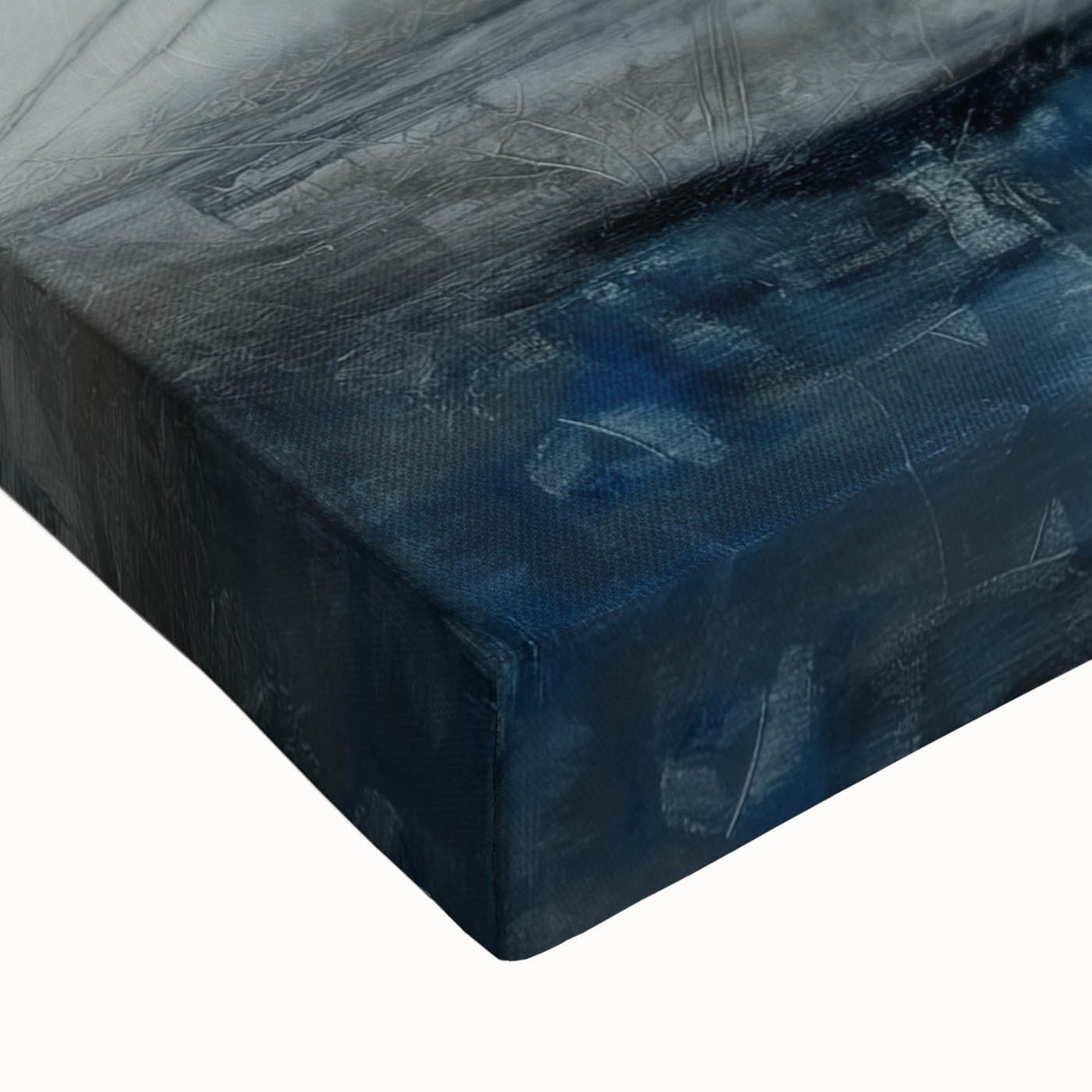 Minimalist Figurative Wall Decor – Ethereal Blue Abstract Ballet Art