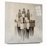 Minimalist Abstract Figurative Wall Art – Contemporary Human Form