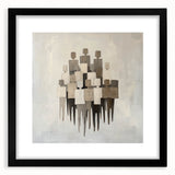 Minimalist Abstract Figurative Wall Art – Contemporary Human Form