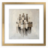 Minimalist Abstract Figurative Wall Art – Contemporary Human Form