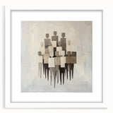 Minimalist Abstract Figurative Wall Art – Contemporary Human Form
