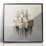 Minimalist Abstract Figurative Wall Art – Contemporary Human Form