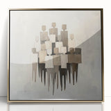 Minimalist Abstract Figurative Wall Art – Contemporary Human Form