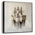 Minimalist Abstract Figurative Wall Art – Contemporary Human Form