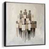Minimalist Abstract Figurative Wall Art – Contemporary Human Form