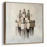 Minimalist Abstract Figurative Wall Art – Contemporary Human Form