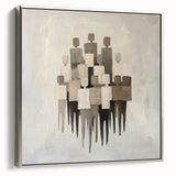 Minimalist Abstract Figurative Wall Art – Contemporary Human Form