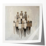 Minimalist Abstract Figurative Wall Art – Contemporary Human Form