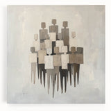 Minimalist Abstract Figurative Wall Art – Contemporary Human Form