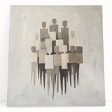 Minimalist Abstract Figurative Wall Art – Contemporary Human Form