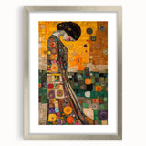 Colorful Abstract Figurative Wall Art – Expressive Human Form