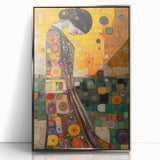 Colorful Abstract Figurative Wall Art – Expressive Human Form