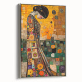 Colorful Abstract Figurative Wall Art – Expressive Human Form