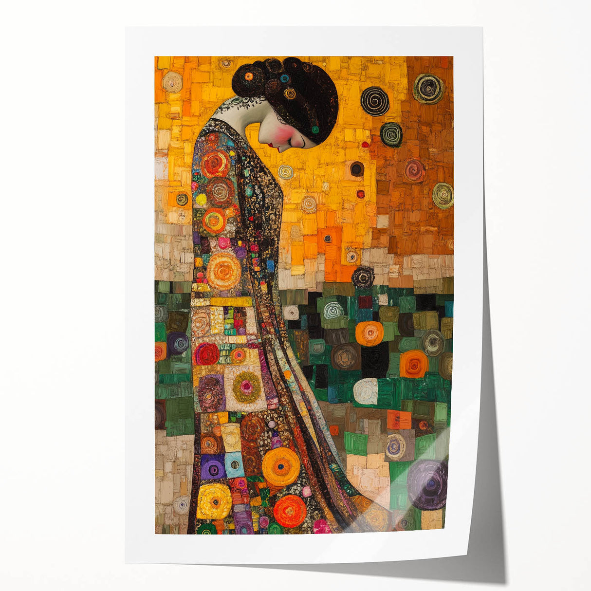 Colorful Abstract Figurative Wall Art – Expressive Human Form