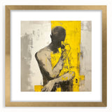 Minimalist Abstract Figurative Wall Art – Bold Human Form