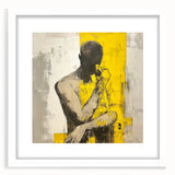 Minimalist Abstract Figurative Wall Art – Bold Human Form