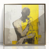 Minimalist Abstract Figurative Wall Art – Bold Human Form