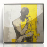 Minimalist Abstract Figurative Wall Art – Bold Human Form