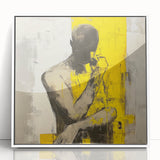 Minimalist Abstract Figurative Wall Art – Bold Human Form