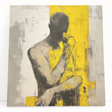 Minimalist Abstract Figurative Wall Art – Bold Human Form