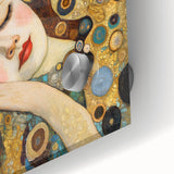 Elegant Abstract Figurative Wall Art – Gold Dreamscape