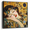 Elegant Abstract Figurative Wall Art – Gold Dreamscape