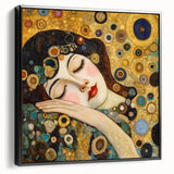 Elegant Abstract Figurative Wall Art – Gold Dreamscape