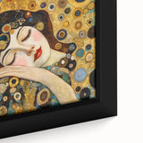 Elegant Abstract Figurative Wall Art – Gold Dreamscape