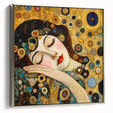Elegant Abstract Figurative Wall Art – Gold Dreamscape