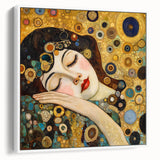 Elegant Abstract Figurative Wall Art – Gold Dreamscape