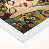 Elegant Abstract Figurative Wall Art – Gold Dreamscape