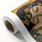 Elegant Abstract Figurative Wall Art – Gold Dreamscape