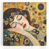 Elegant Abstract Figurative Wall Art – Gold Dreamscape
