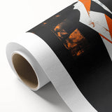 Bold Minimalist Abstract Figurative Wall Art – Striking Silhouette