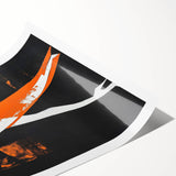 Bold Minimalist Abstract Figurative Wall Art – Striking Silhouette