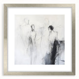 Minimalist Abstract Figurative Wall Art – Ethereal Sketch Forms