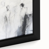 Minimalist Abstract Figurative Wall Art – Ethereal Sketch Forms
