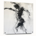 Expressive Abstract Figurative Wall Art – Motion and Grace