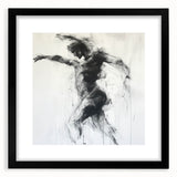 Expressive Abstract Figurative Wall Art – Motion and Grace